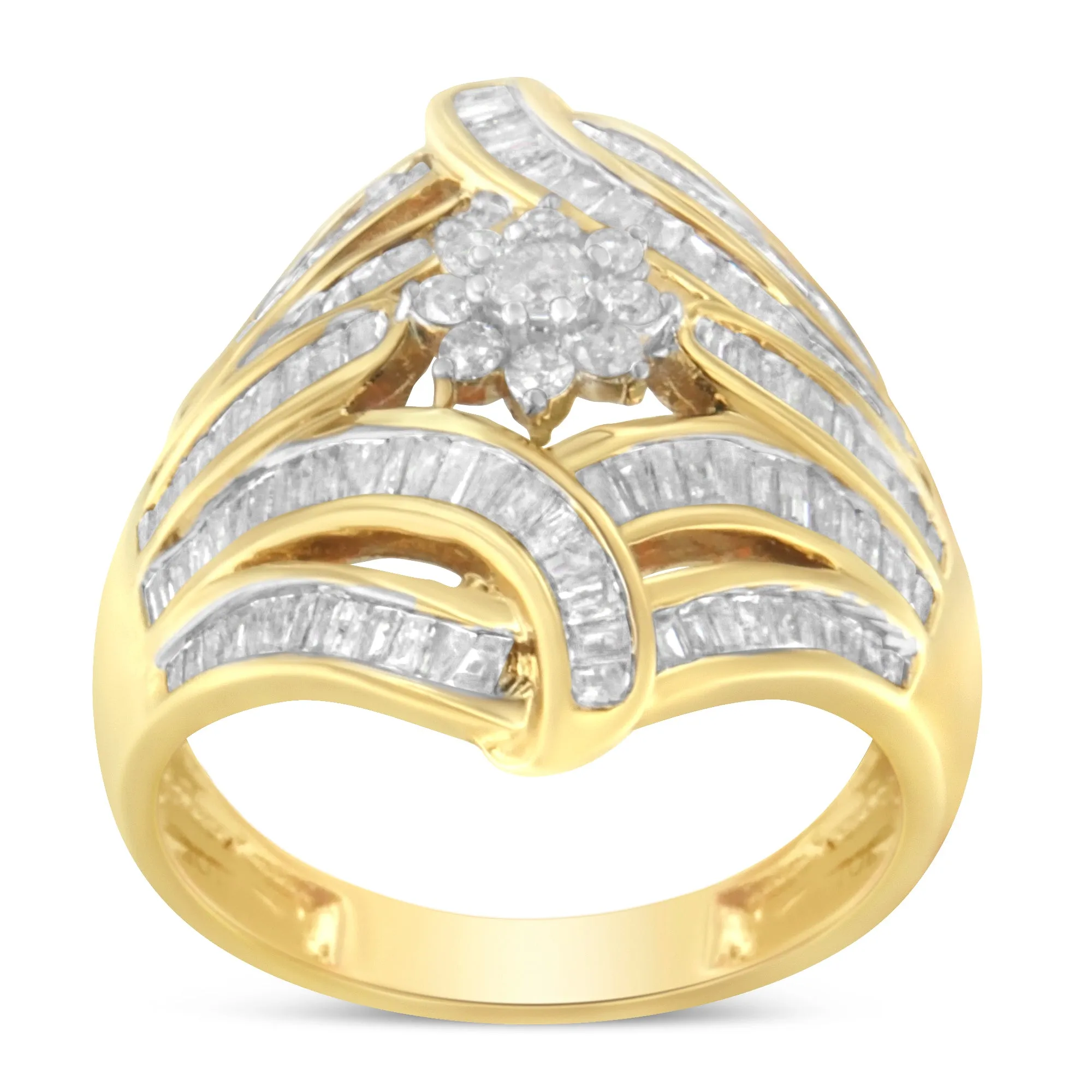 10K Yellow Gold Diamond Ring