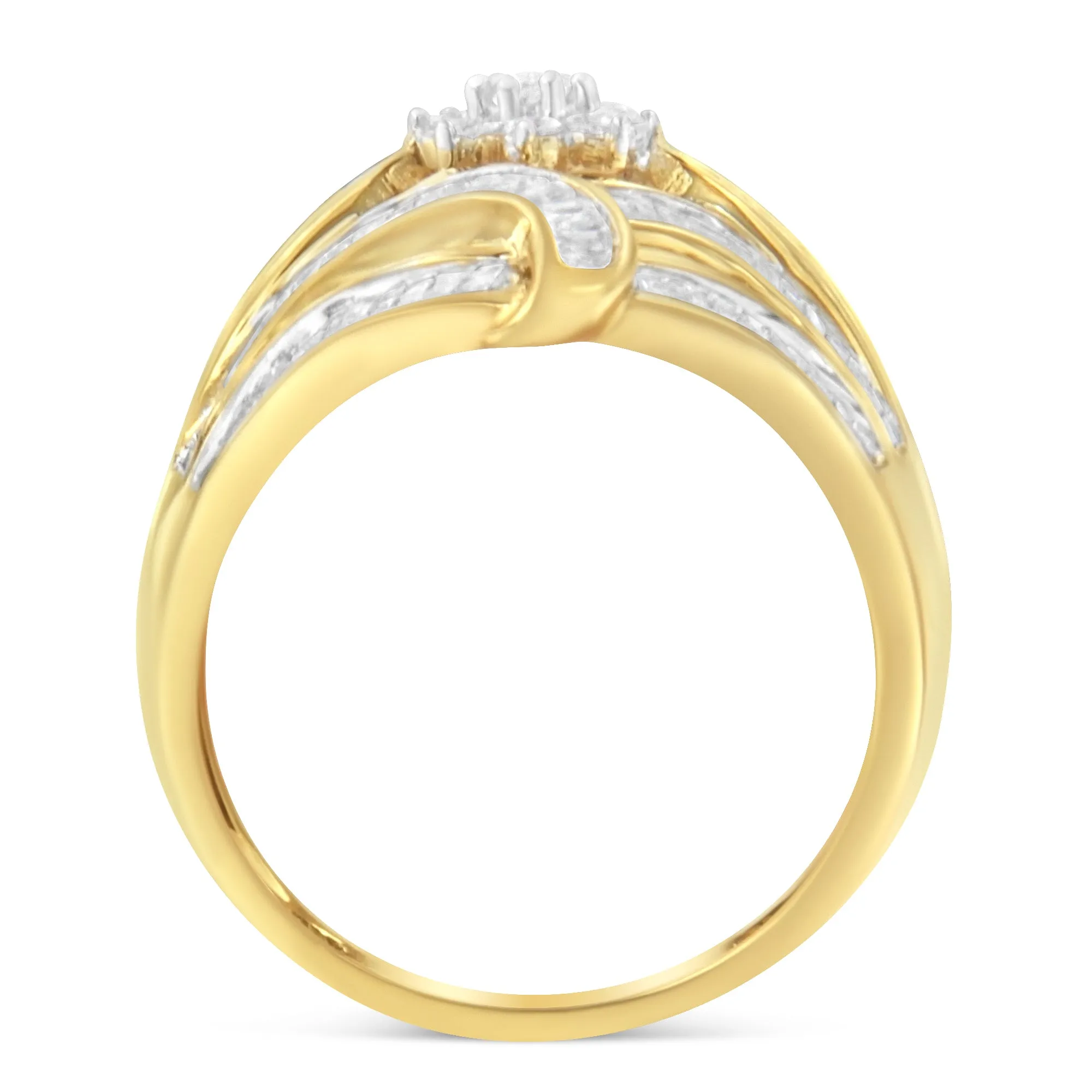 10K Yellow Gold Diamond Ring