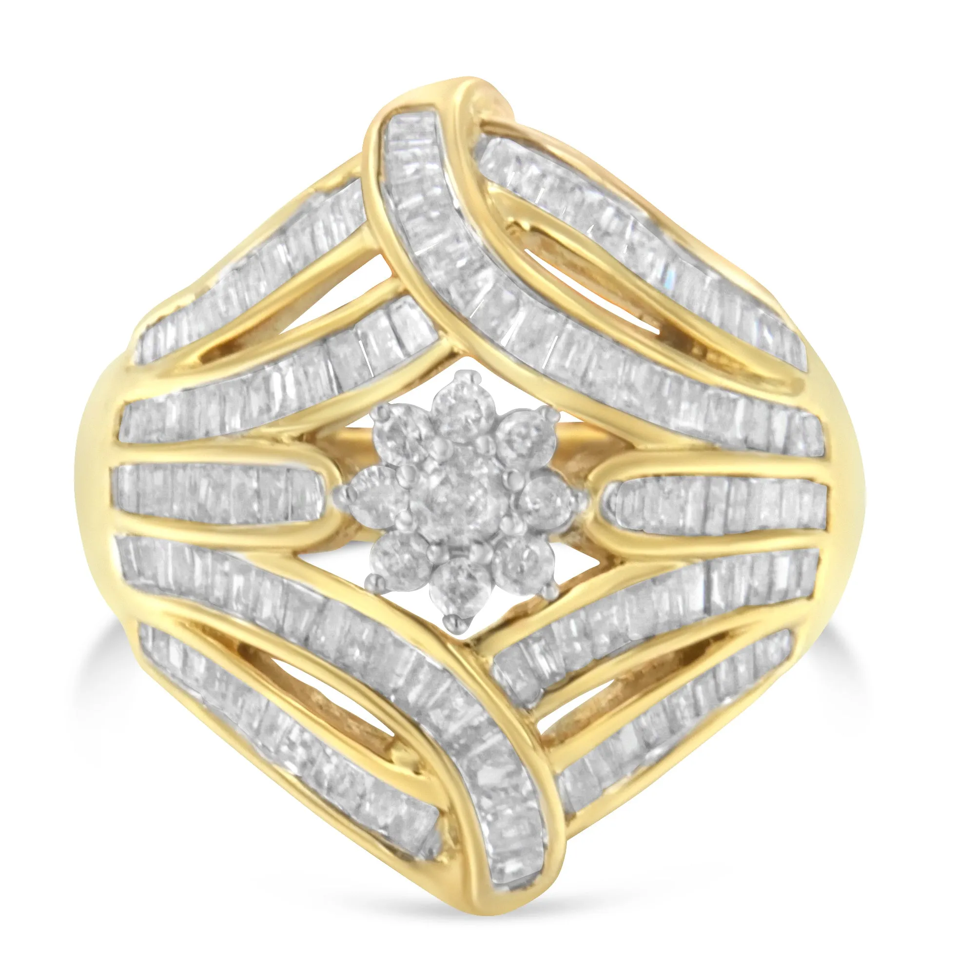 10K Yellow Gold Diamond Ring