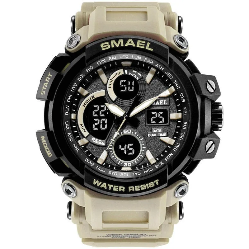 1708B Sport Watches Waterproof Men Watch LED Digital Watch Military Male Clock Relogio Masculino erkek kol saati Men Watch