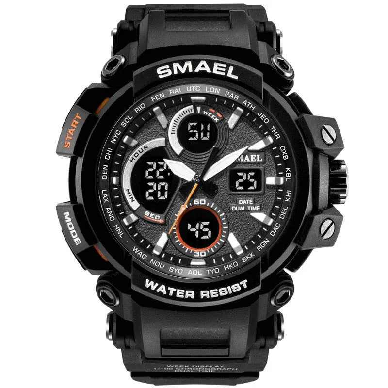 1708B Sport Watches Waterproof Men Watch LED Digital Watch Military Male Clock Relogio Masculino erkek kol saati Men Watch