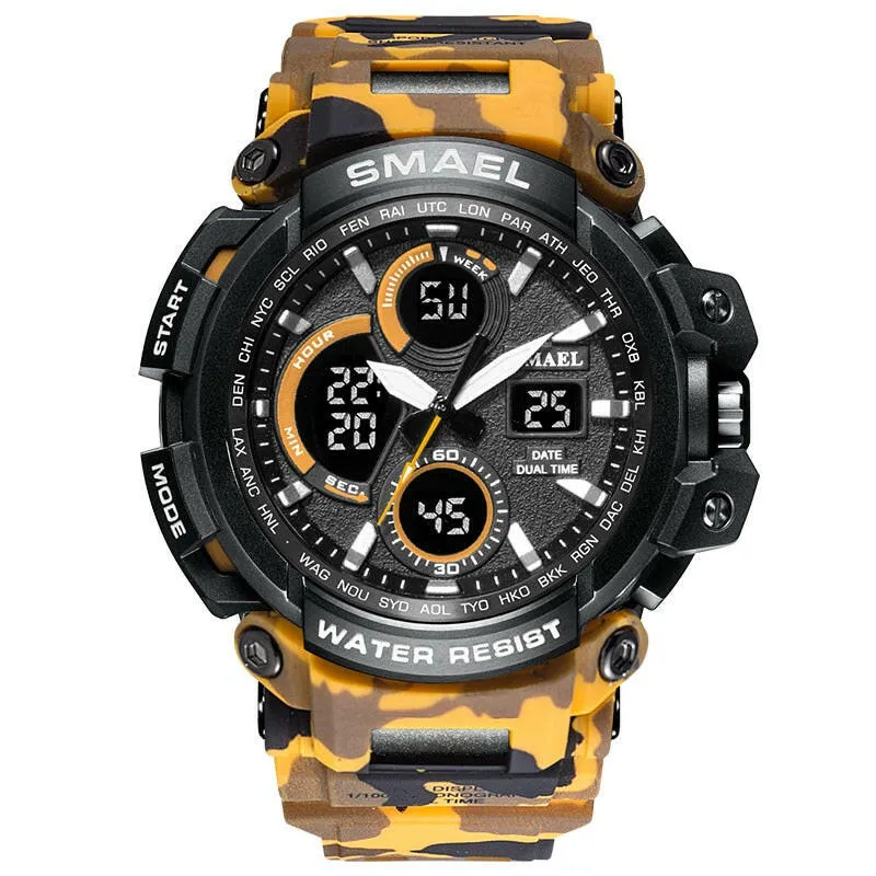 1708B Sport Watches Waterproof Men Watch LED Digital Watch Military Male Clock Relogio Masculino erkek kol saati Men Watch
