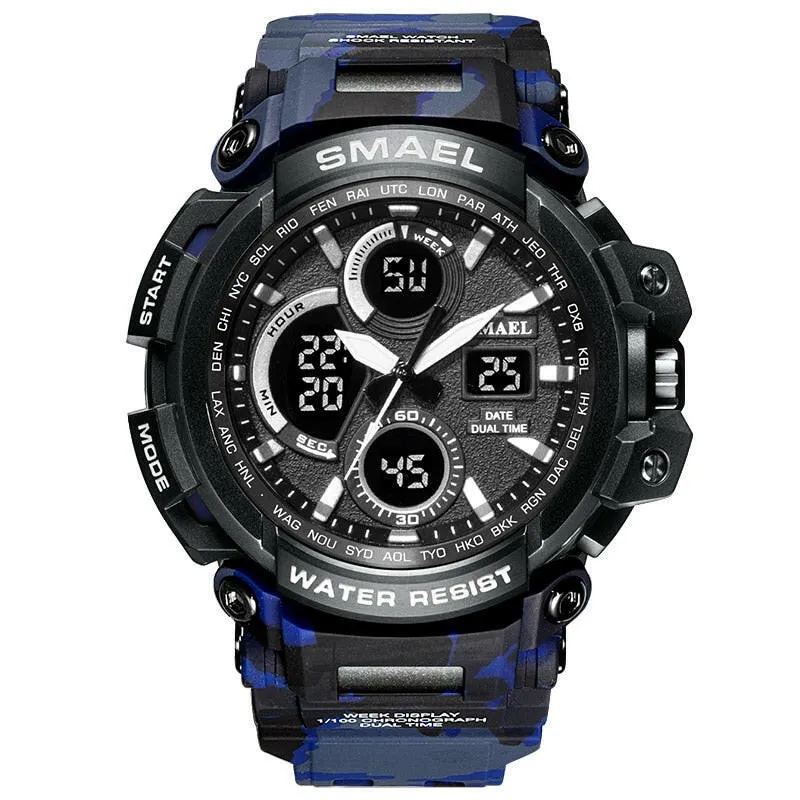 1708B Sport Watches Waterproof Men Watch LED Digital Watch Military Male Clock Relogio Masculino erkek kol saati Men Watch