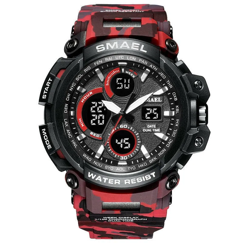 1708B Sport Watches Waterproof Men Watch LED Digital Watch Military Male Clock Relogio Masculino erkek kol saati Men Watch