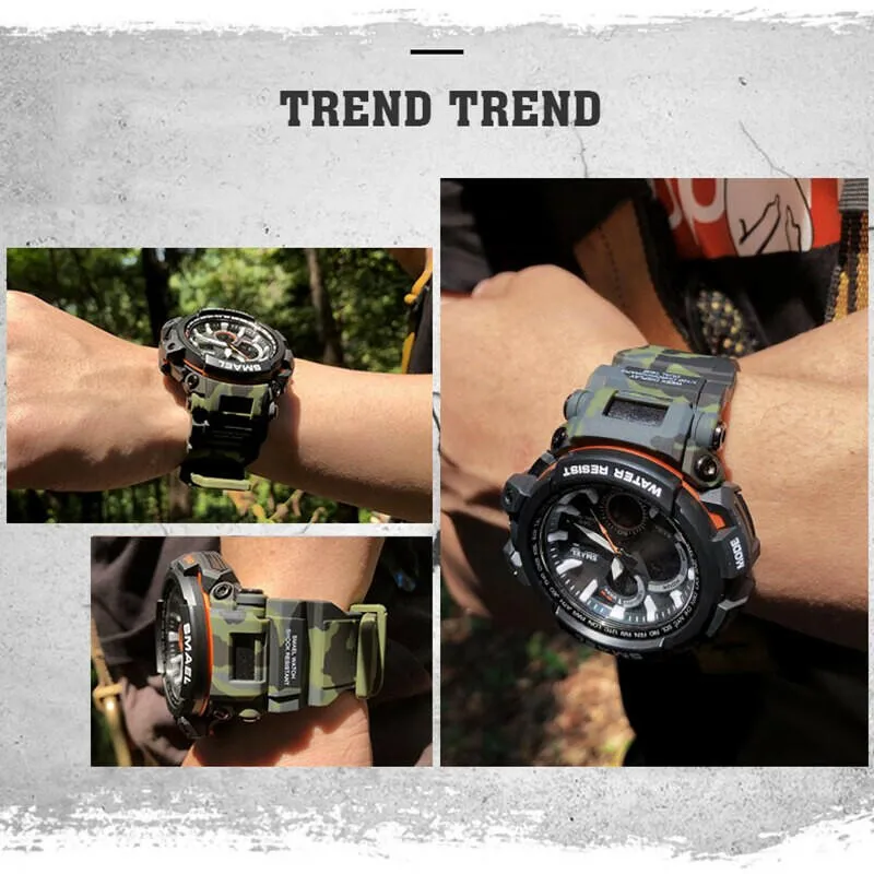 1708B Sport Watches Waterproof Men Watch LED Digital Watch Military Male Clock Relogio Masculino erkek kol saati Men Watch
