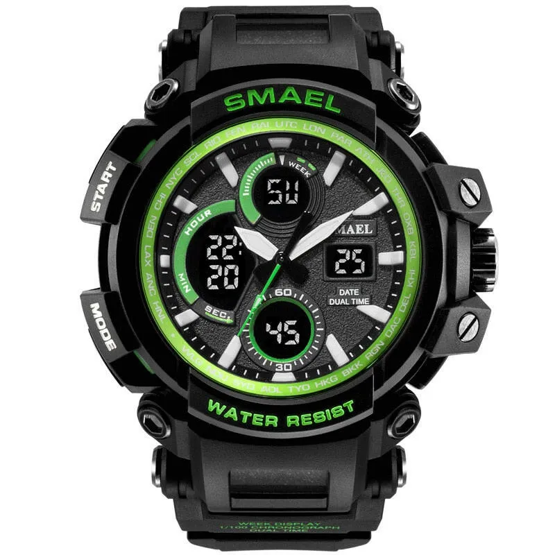 1708B Sport Watches Waterproof Men Watch LED Digital Watch Military Male Clock Relogio Masculino erkek kol saati Men Watch