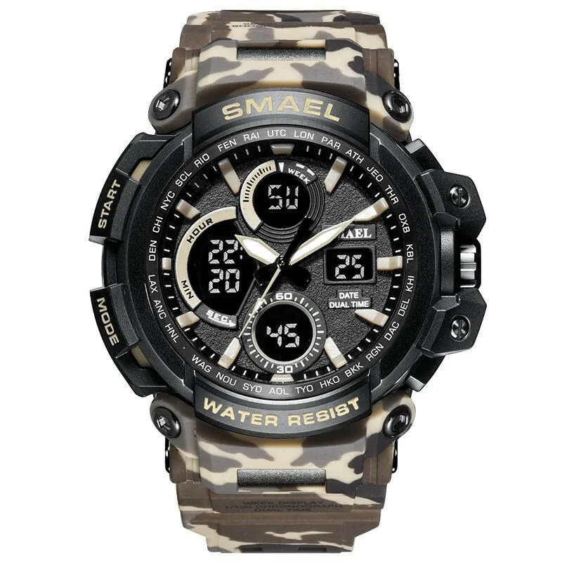 1708B Sport Watches Waterproof Men Watch LED Digital Watch Military Male Clock Relogio Masculino erkek kol saati Men Watch