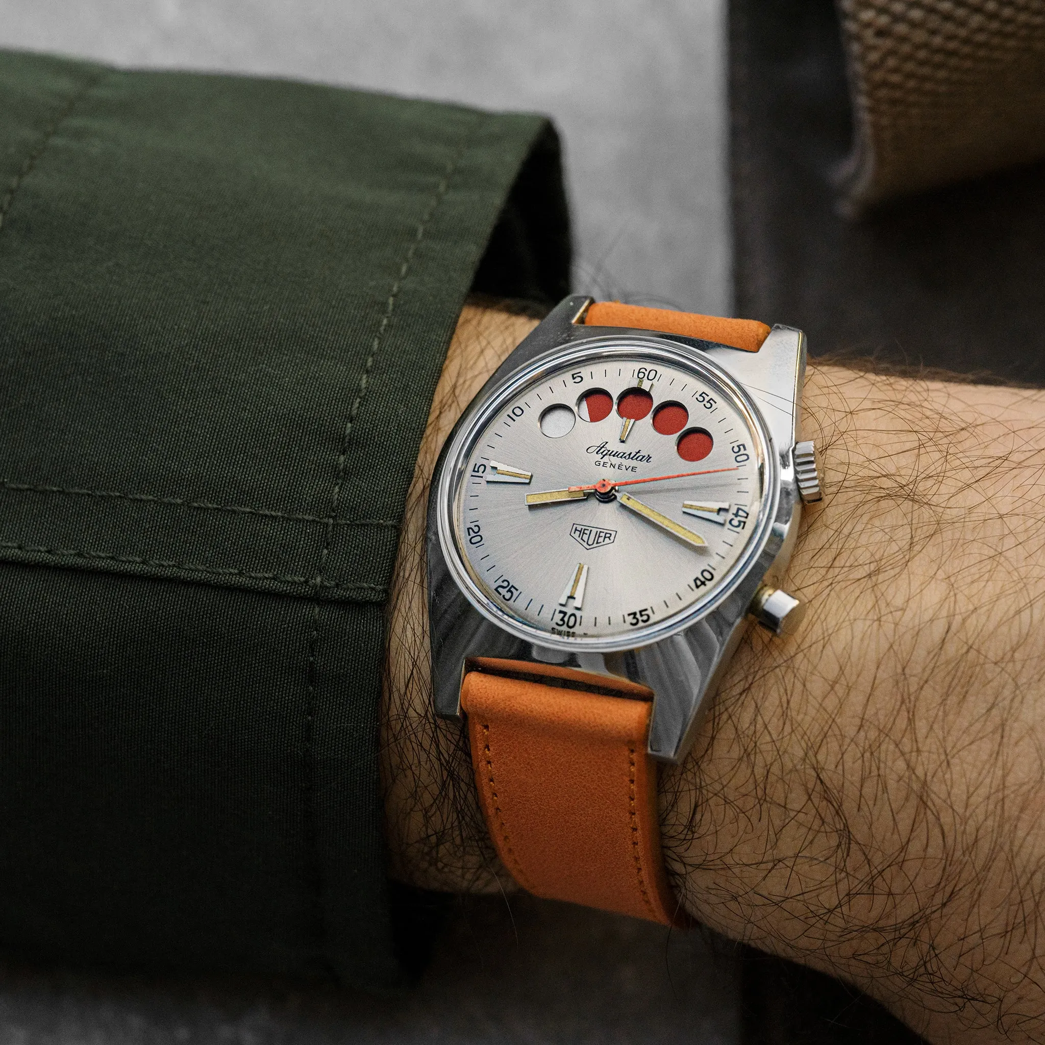 1960s Aquastar Regate Ref. 4000N For Heuer