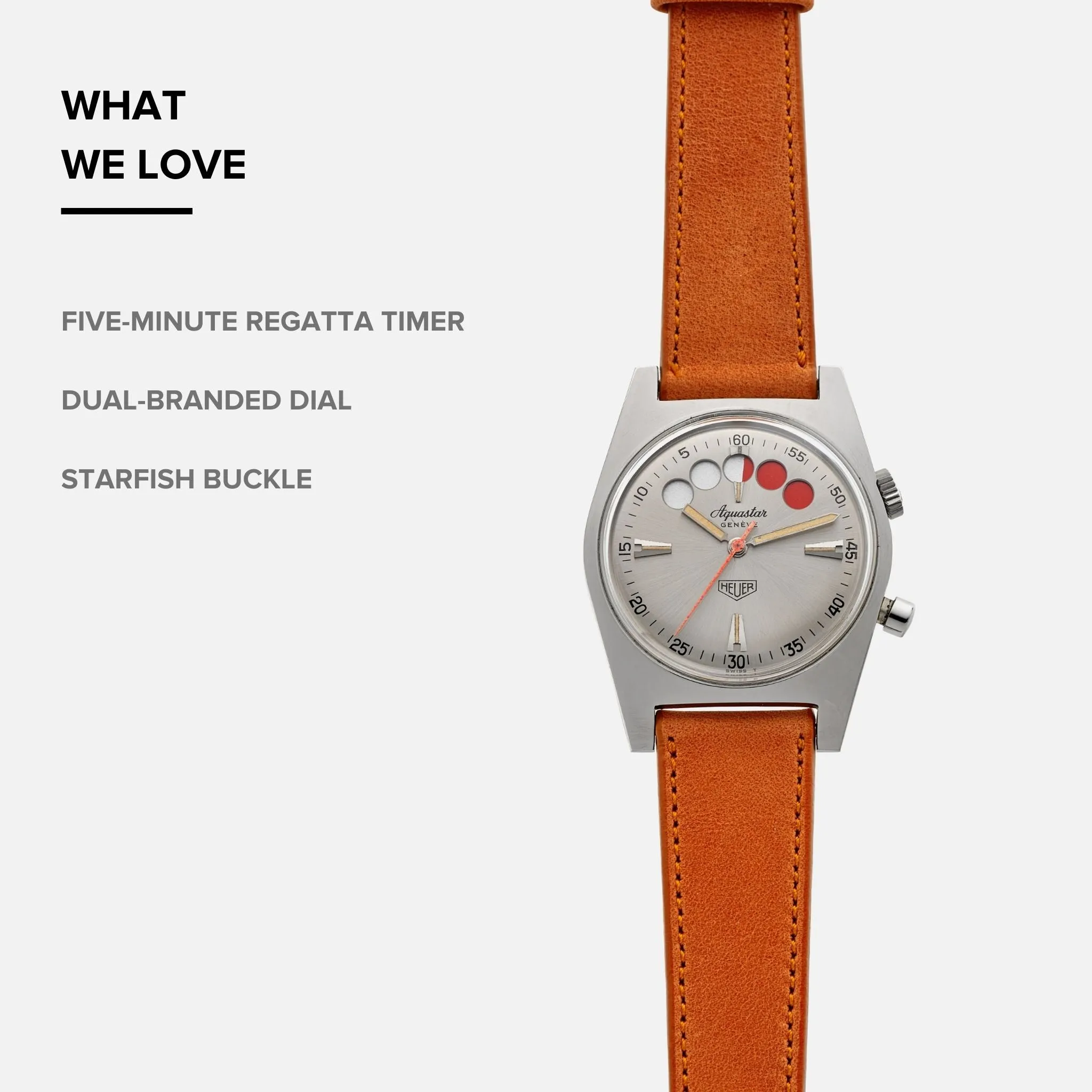 1960s Aquastar Regate Ref. 4000N For Heuer