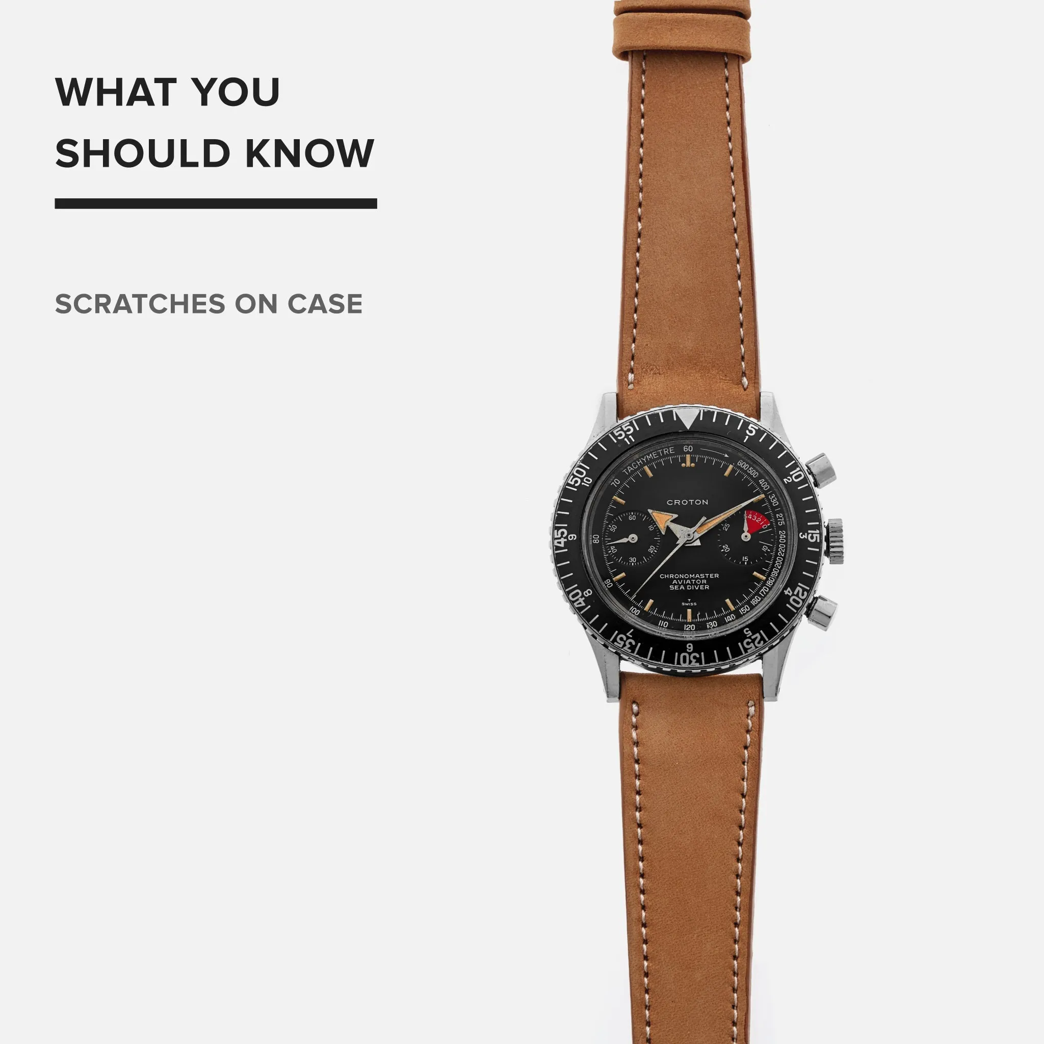 1960s Croton Chronomaster Aviator Sea Diver Ref. 105-9839