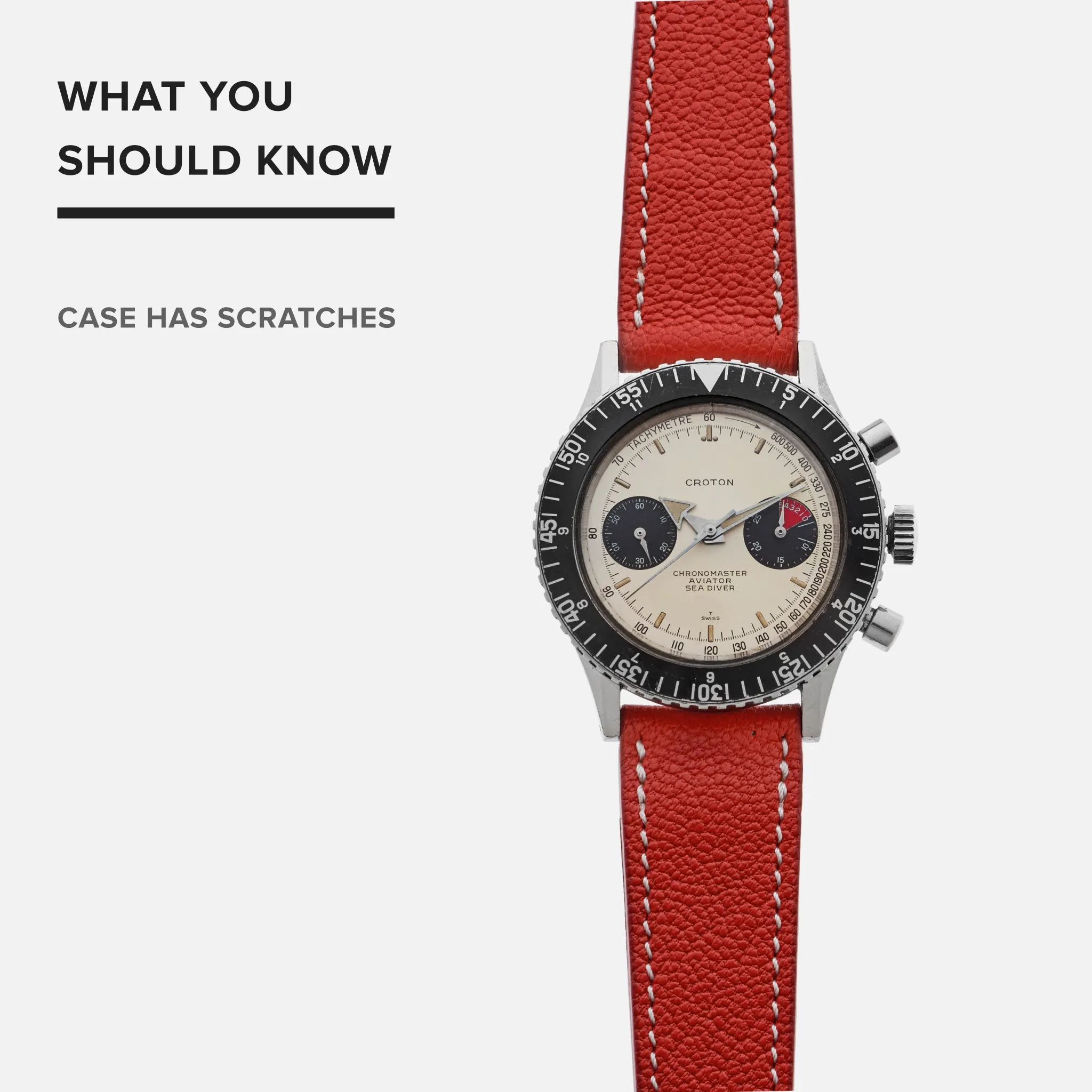 1960s Croton Chronomaster Aviator Sea Diver Ref. 105/9839