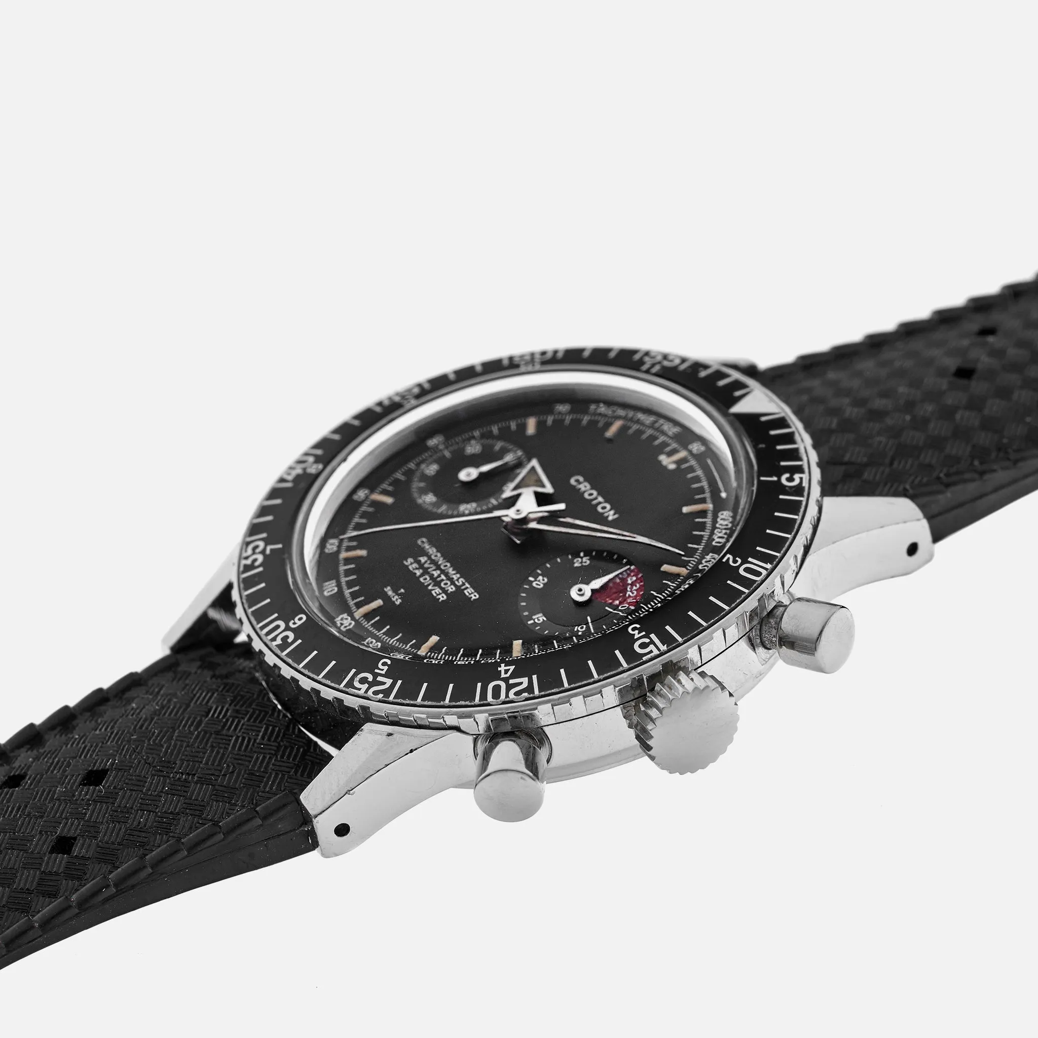 1960s Croton Chronomaster Aviator Sea Diver