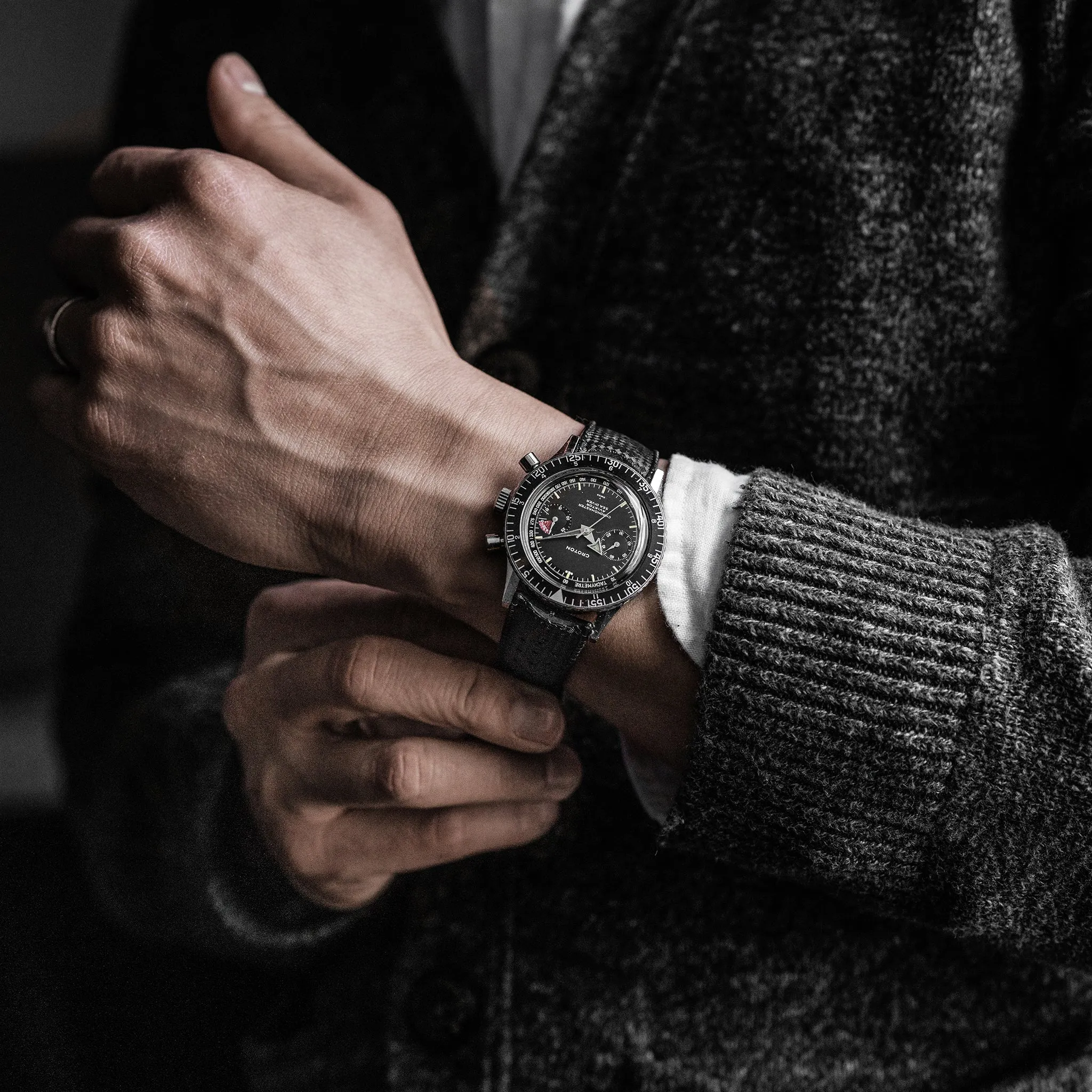 1960s Croton Chronomaster Aviator Sea Diver