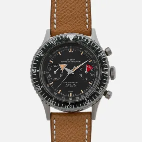 1960s Croton Nivada Grenchen Chronograph Aviator Sea Diver Ref. 105-95908