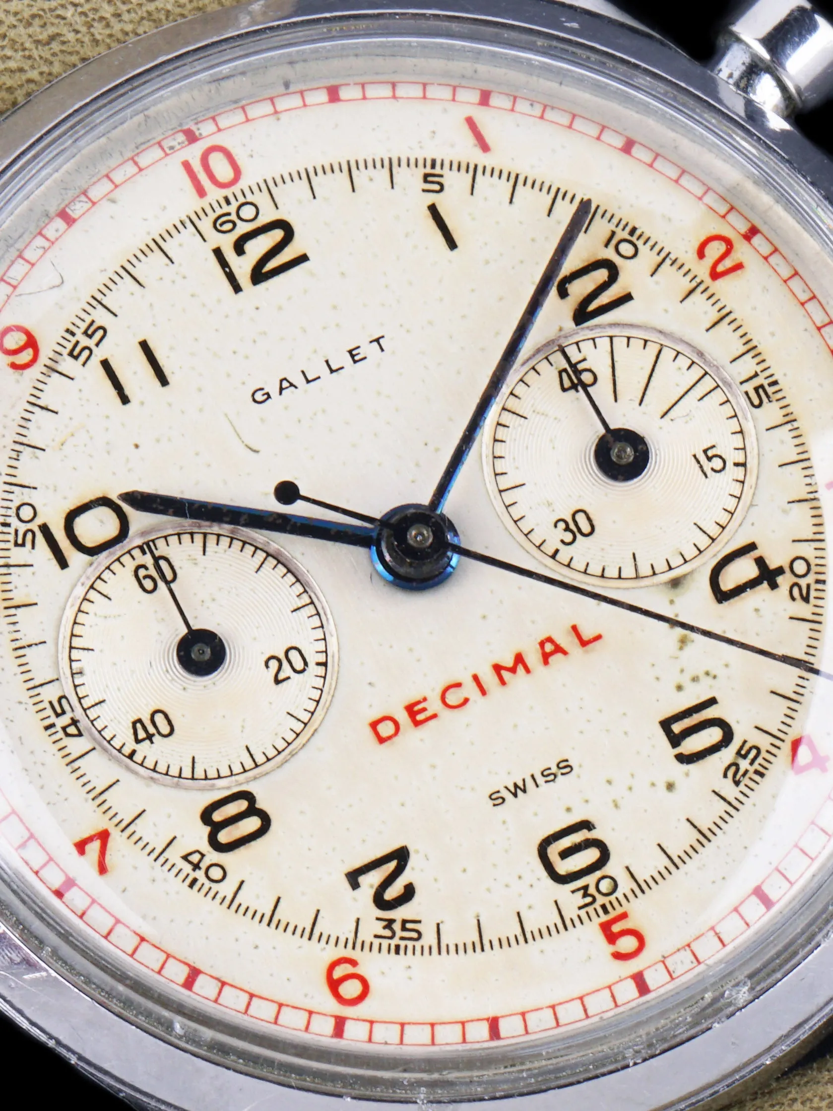 1960s Gallet MultiChron 45 Decimal Chronograph