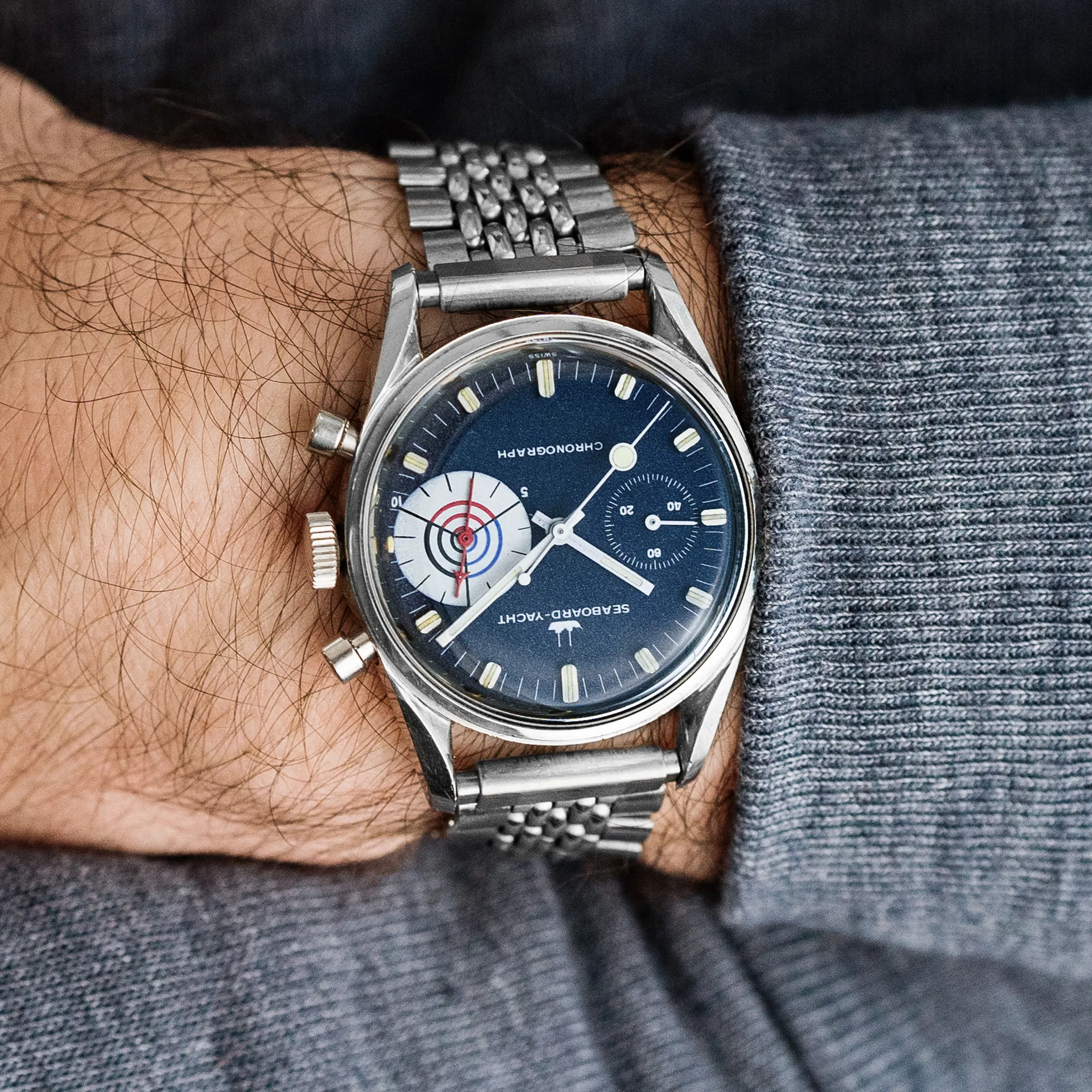1960s Seaboard-Yacht 'Big Eye' Chronograph
