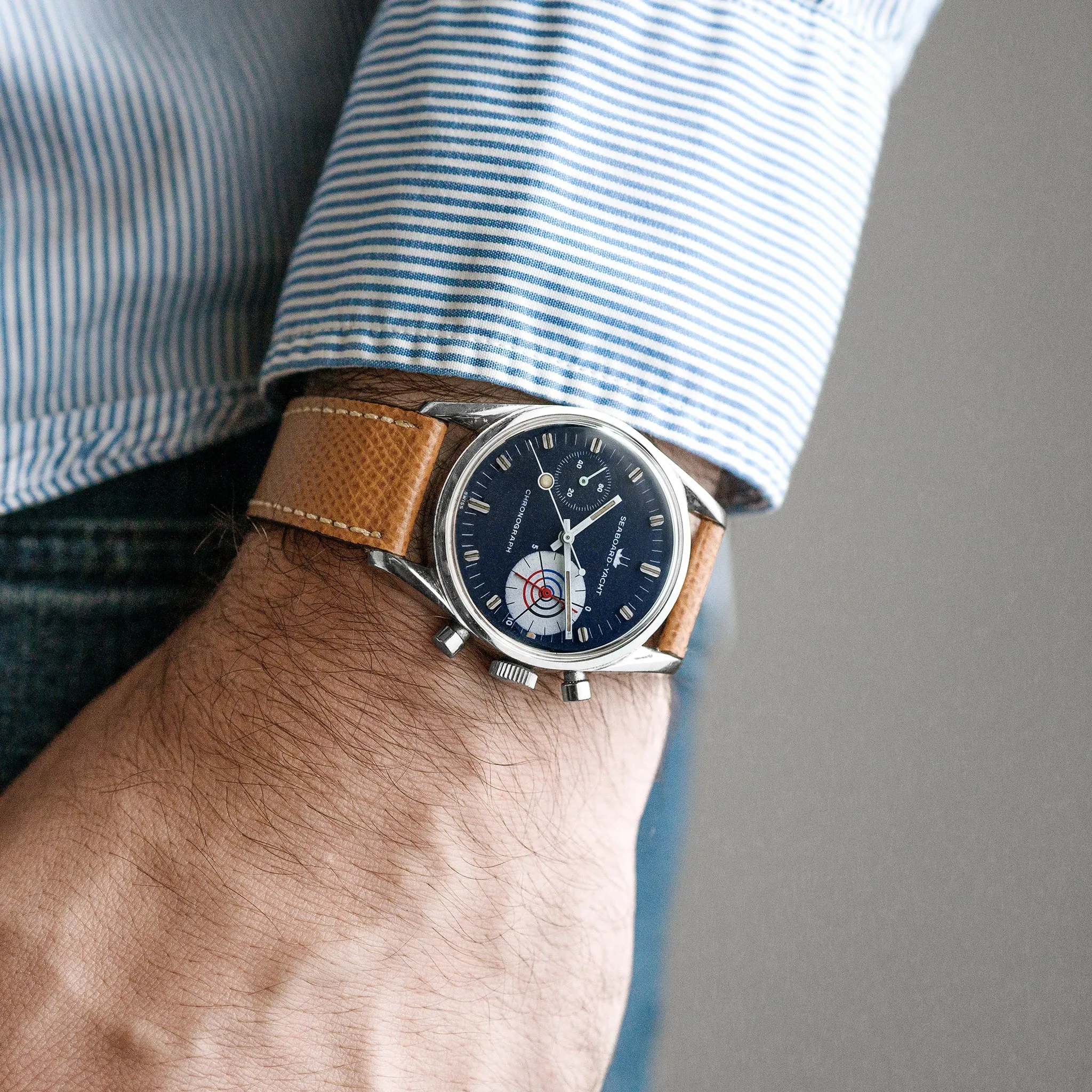 1960s Seaboard-Yacht 'Big Eye' Chronograph