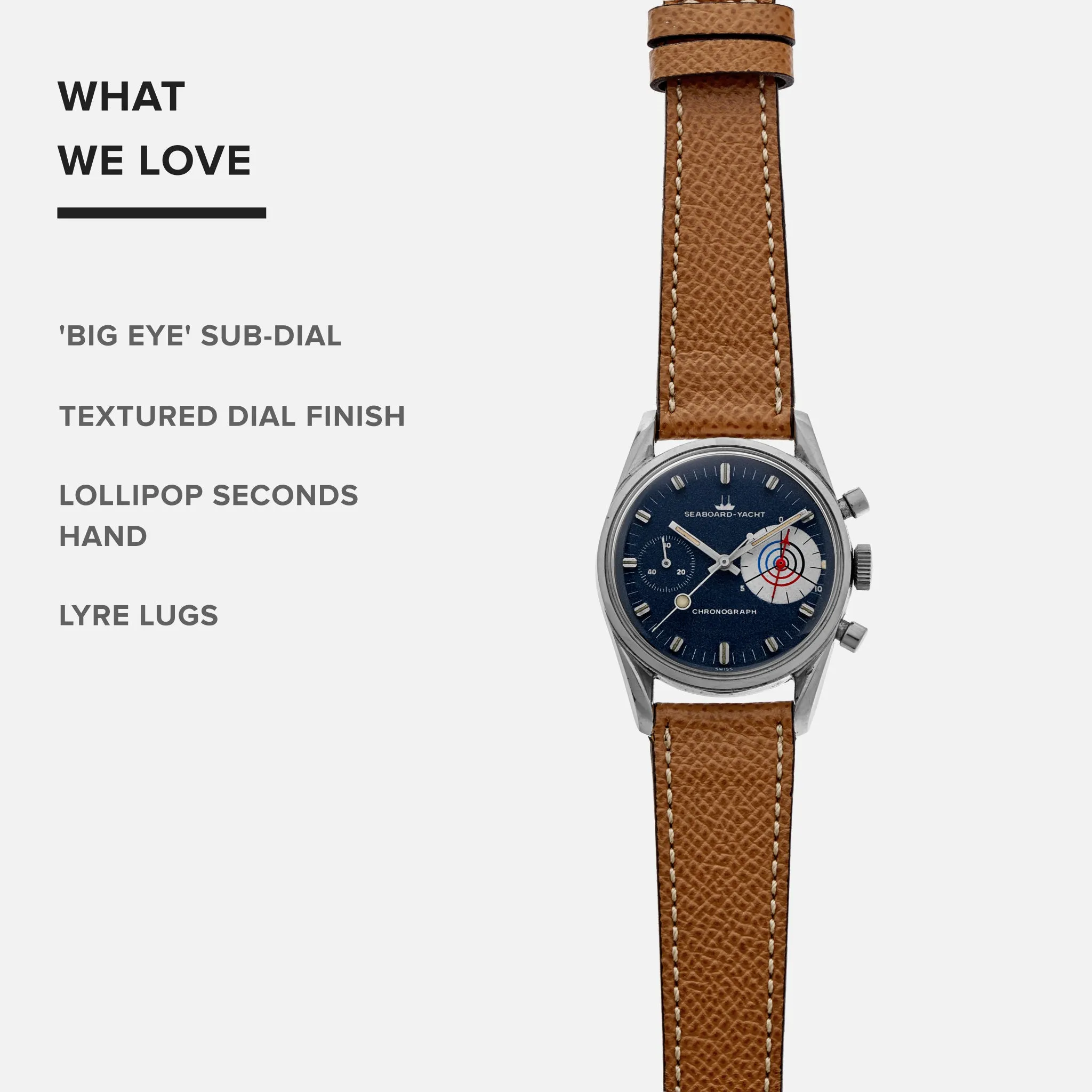1960s Seaboard-Yacht 'Big Eye' Chronograph