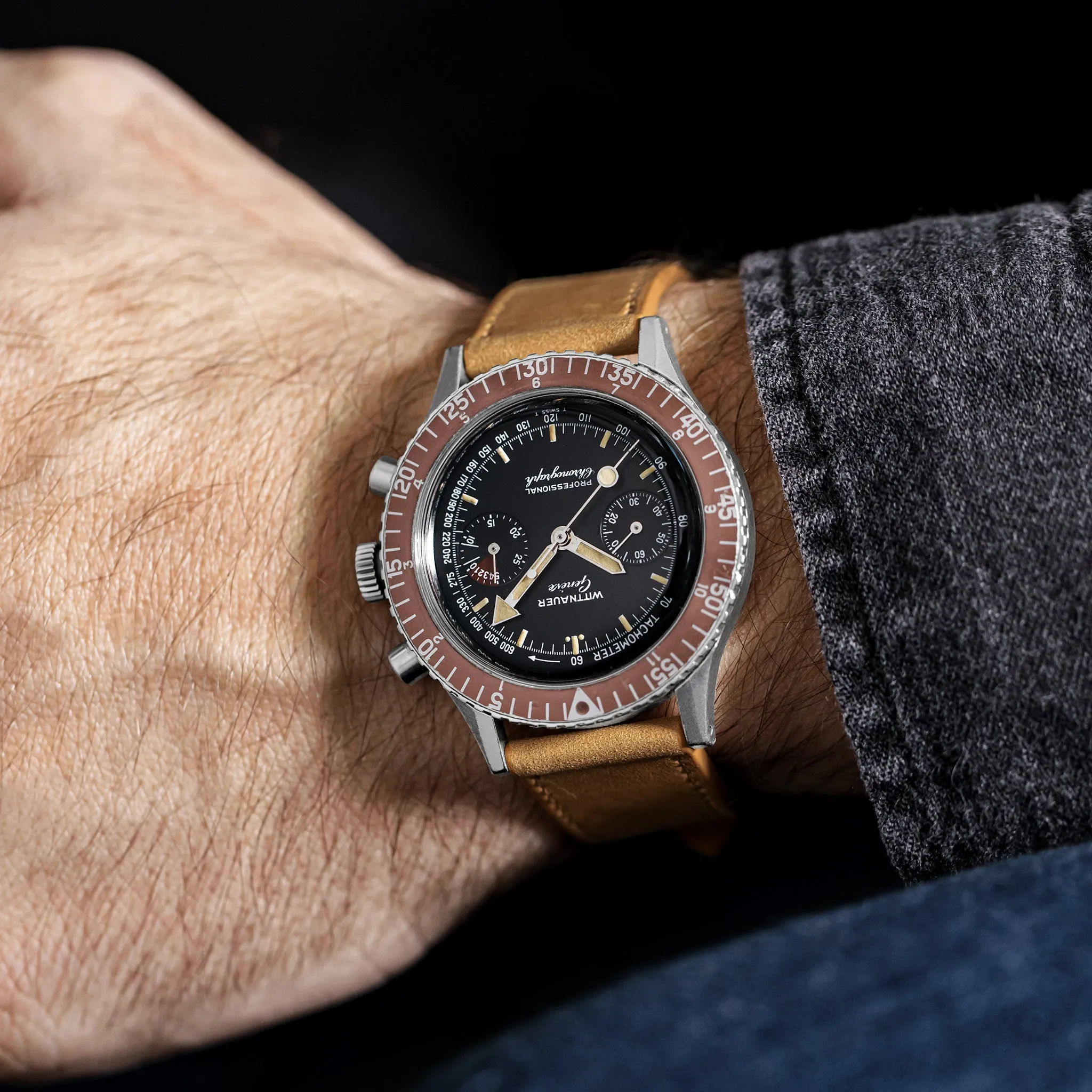 1960s Wittnauer 239T Professional Chronograph Ref. 7004