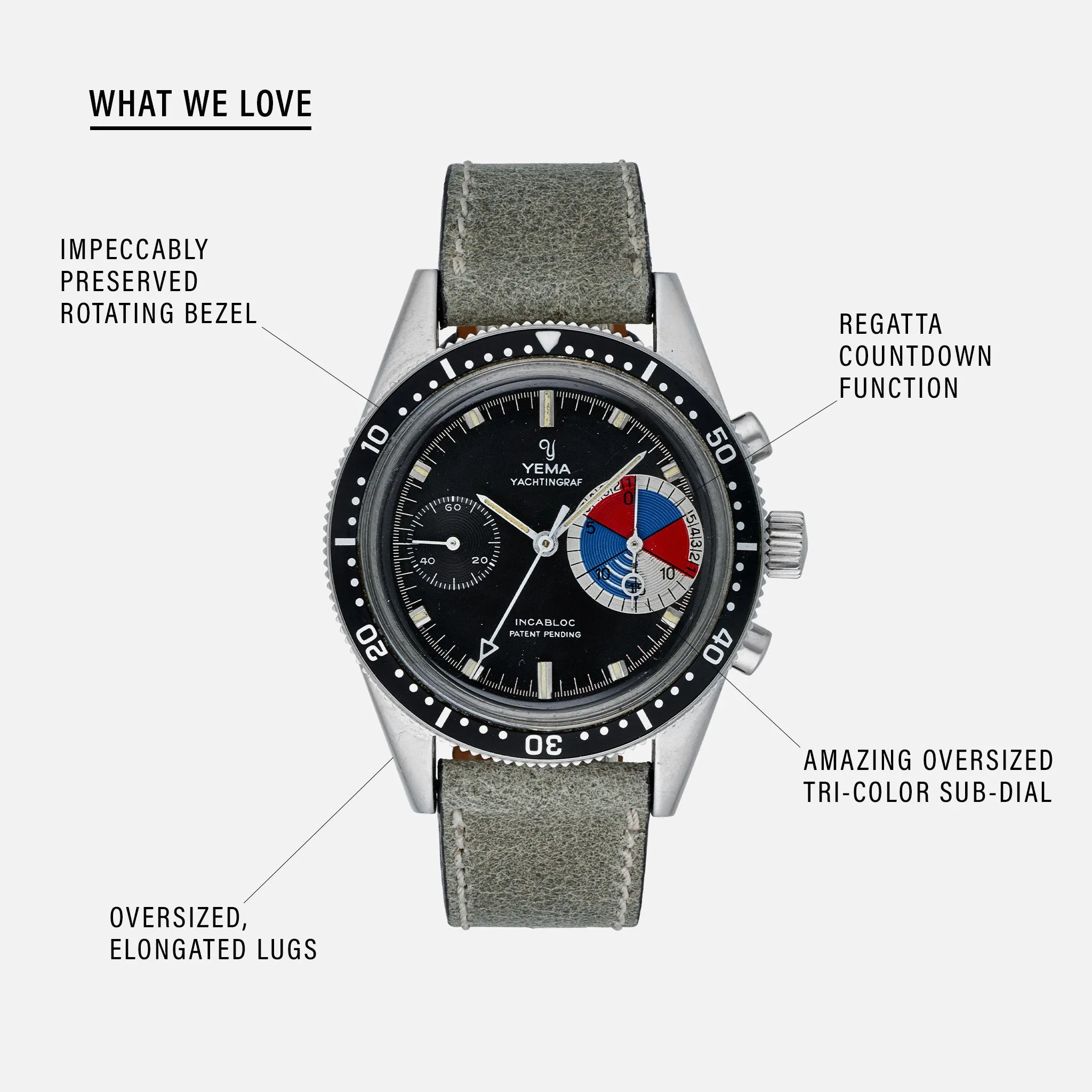1960s Yema Yachtingraf Reference 9312
