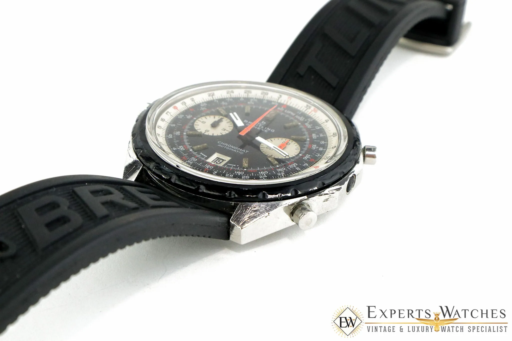 1969 Serviced Vintage Breitling ChonoMat Automatic Chronograph Cal 11 1808 48mm