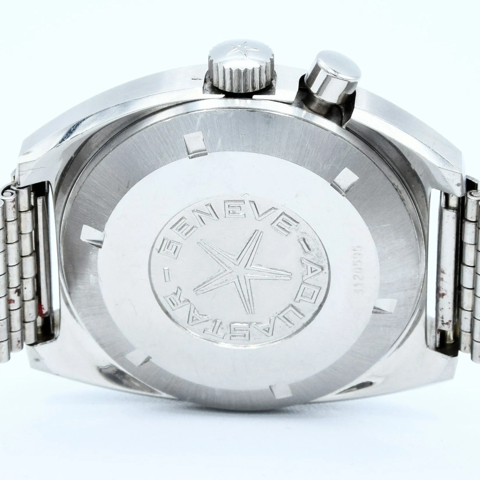 1970s Aquastar Regate Yachting Watch with 10 Minute Countdown Lemania Cal. 1345 in Stainless Steel with Papers