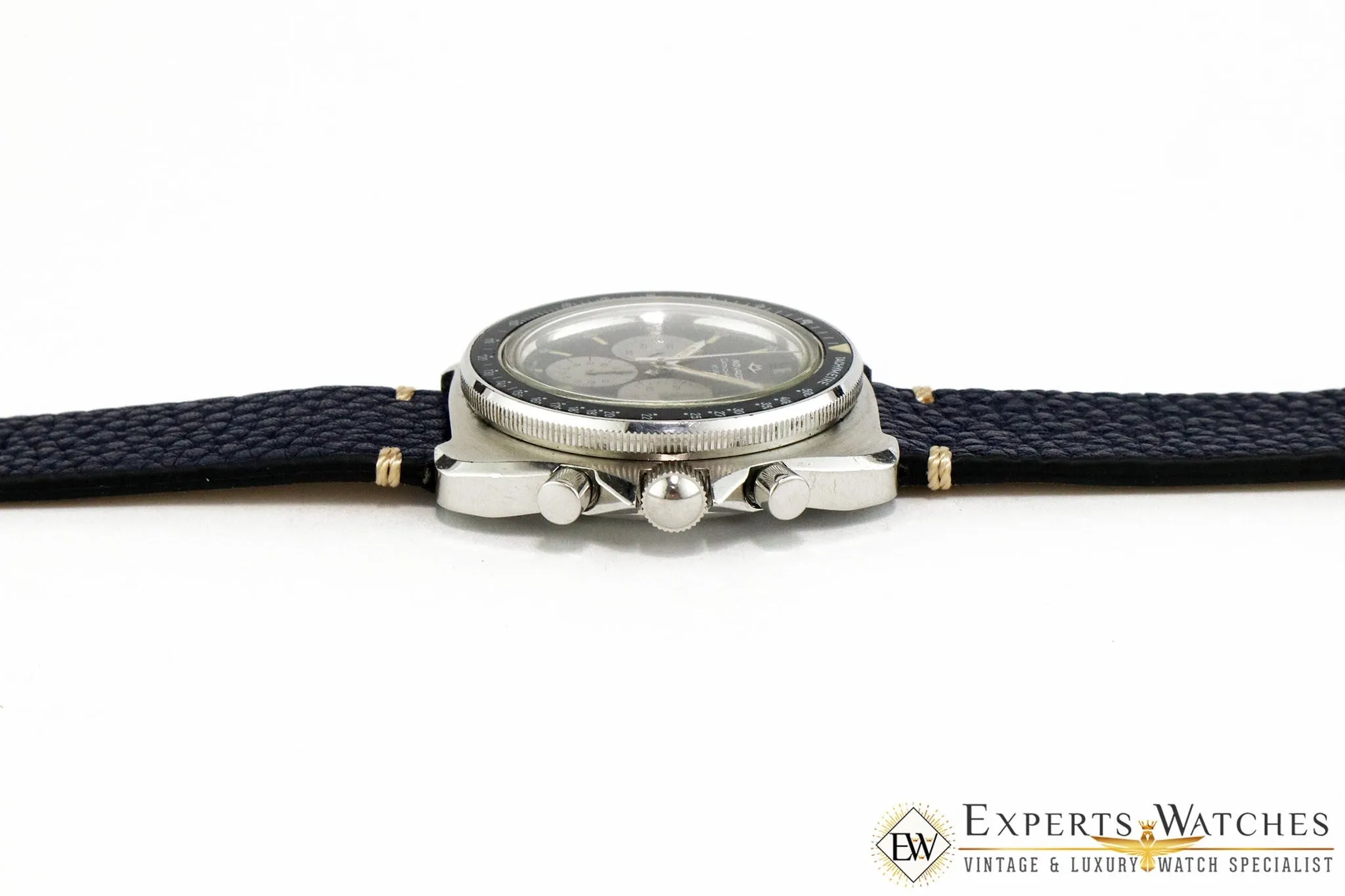 1970's Serviced Vintage Movado DataChron Zenith El Primero PHC 3019 Datron Chronograph Watch