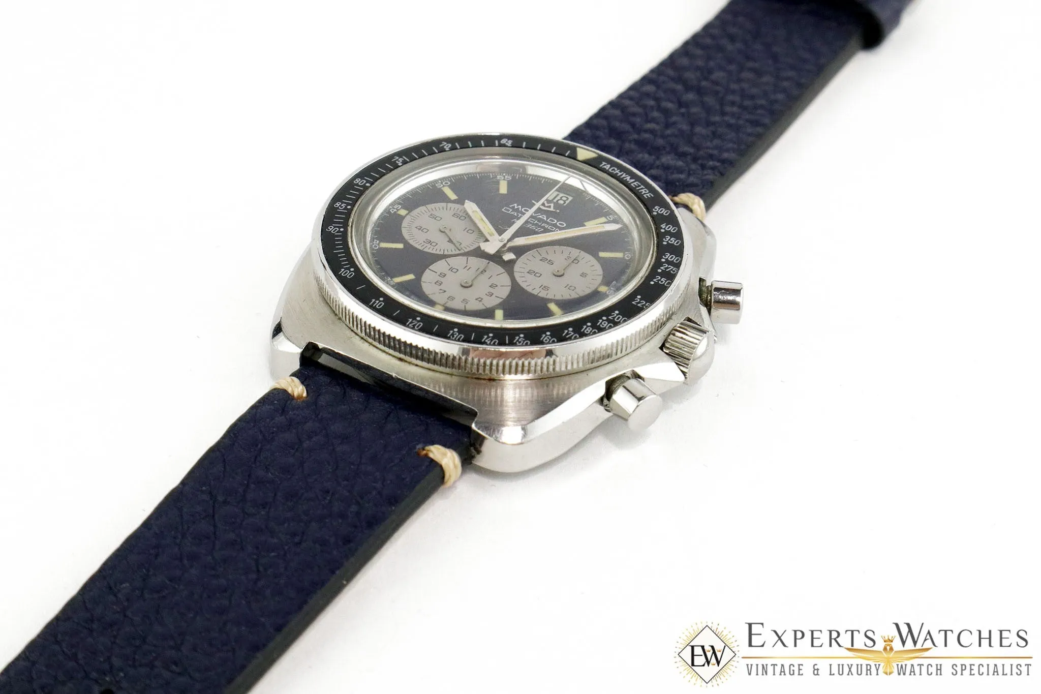 1970's Serviced Vintage Movado DataChron Zenith El Primero PHC 3019 Datron Chronograph Watch
