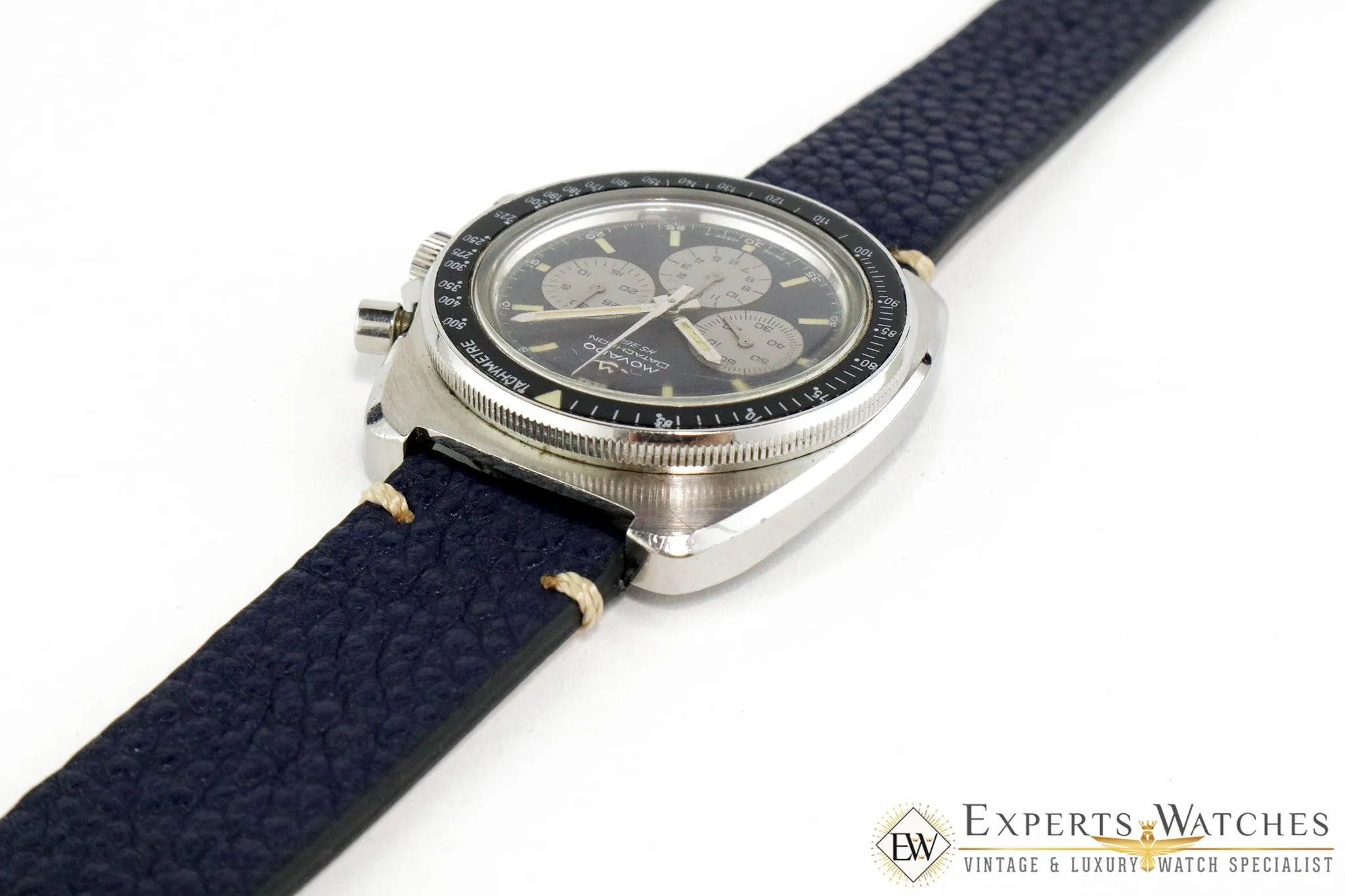 1970's Serviced Vintage Movado DataChron Zenith El Primero PHC 3019 Datron Chronograph Watch