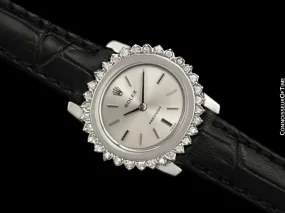1972 Rolex Ladies Vintage Dress Watch - Stainless Steel & Diamonds