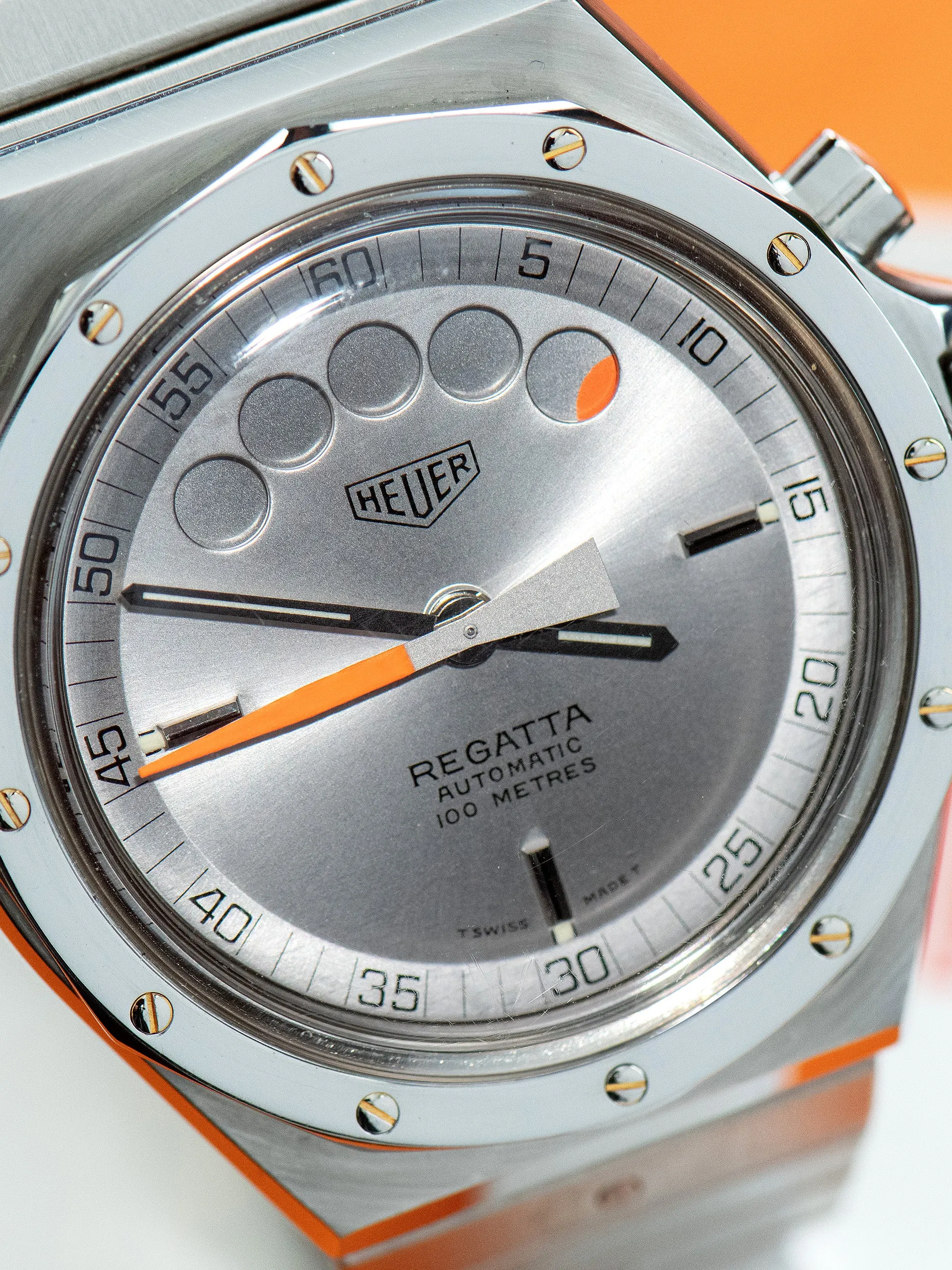 1980s Heuer Regatta (Ref. 134.500) Box & Papers