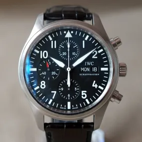 2010 IWC PILOT CHRONOGRAPH IW3717-01 WATCH