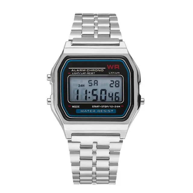 2022 New LED Digital Square Fashion Watch Men Women Multifunction Electronic Sports Wristwatch Watches