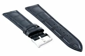 22MM ITALIAN LEATHER WATCH BAND STRAP FOR TISSOT PRC200 PRS200 1853 DARK BLUE