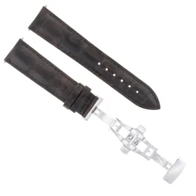 22MM LEATHER STRAP BAND FOR TUDOR BLACK BAY HERITAGE 79220R 70330 WATCH D/BROWN