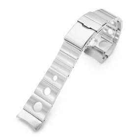 22mm Rollball version II for Seiko Samurai SRPB51 Baton Diver Clasp Brushed