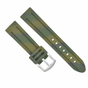 22MM RUBBER DIVER WATCH STRAP BAND FOR SWISS ARMY MILITARY CLASSIC CHRONO WATCH