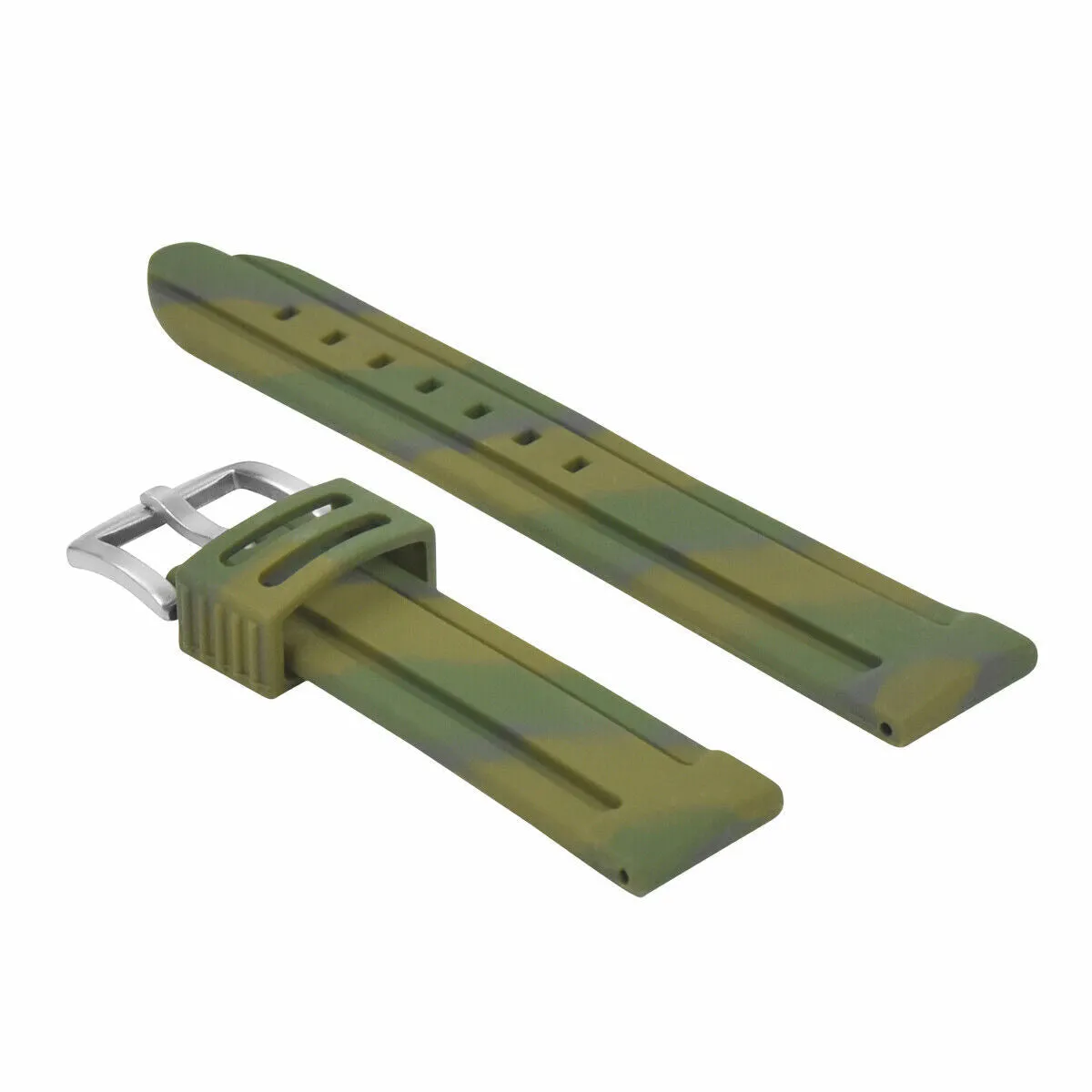22MM RUBBER DIVER WATCH STRAP BAND FOR SWISS ARMY MILITARY CLASSIC CHRONO WATCH
