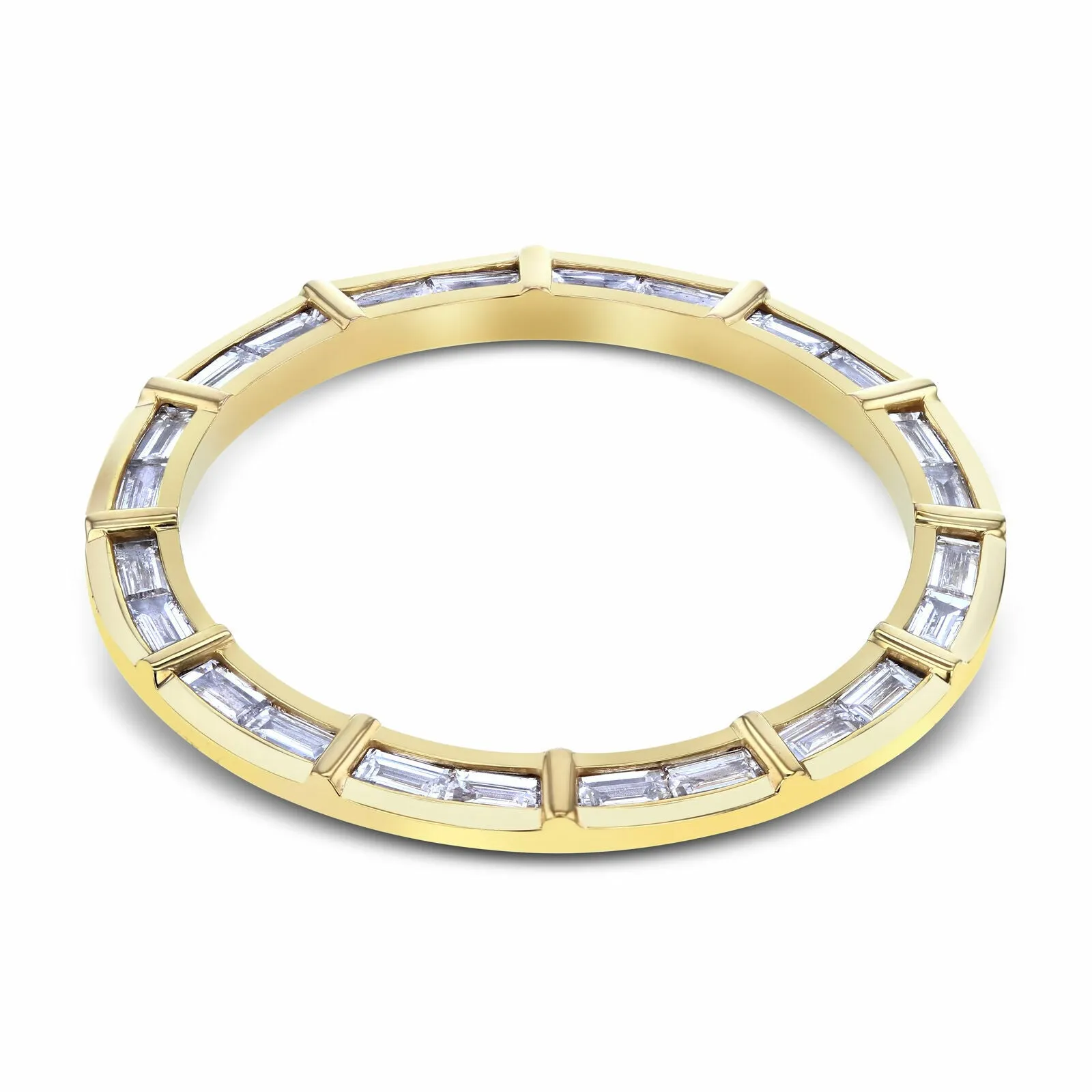 3.75CT 18KY BAGUETTE DIAMOND BEZEL FOR ROLEX DAYTONA 16523, 16518, 16528, 16568