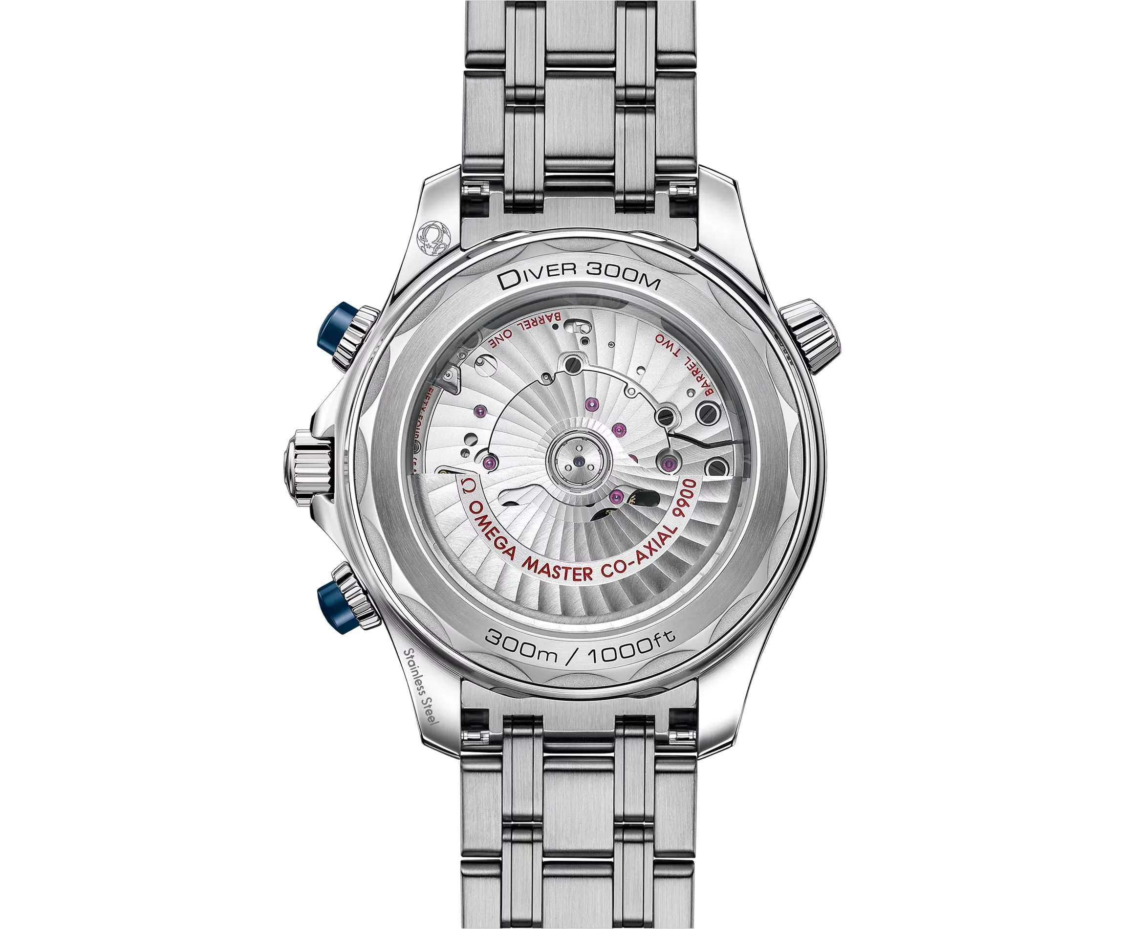 44mm Diver 300M Steel Grey Dial Chrono