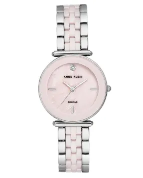 Anne Klein Light Pink Dial Ladies Watch 3159LPSV