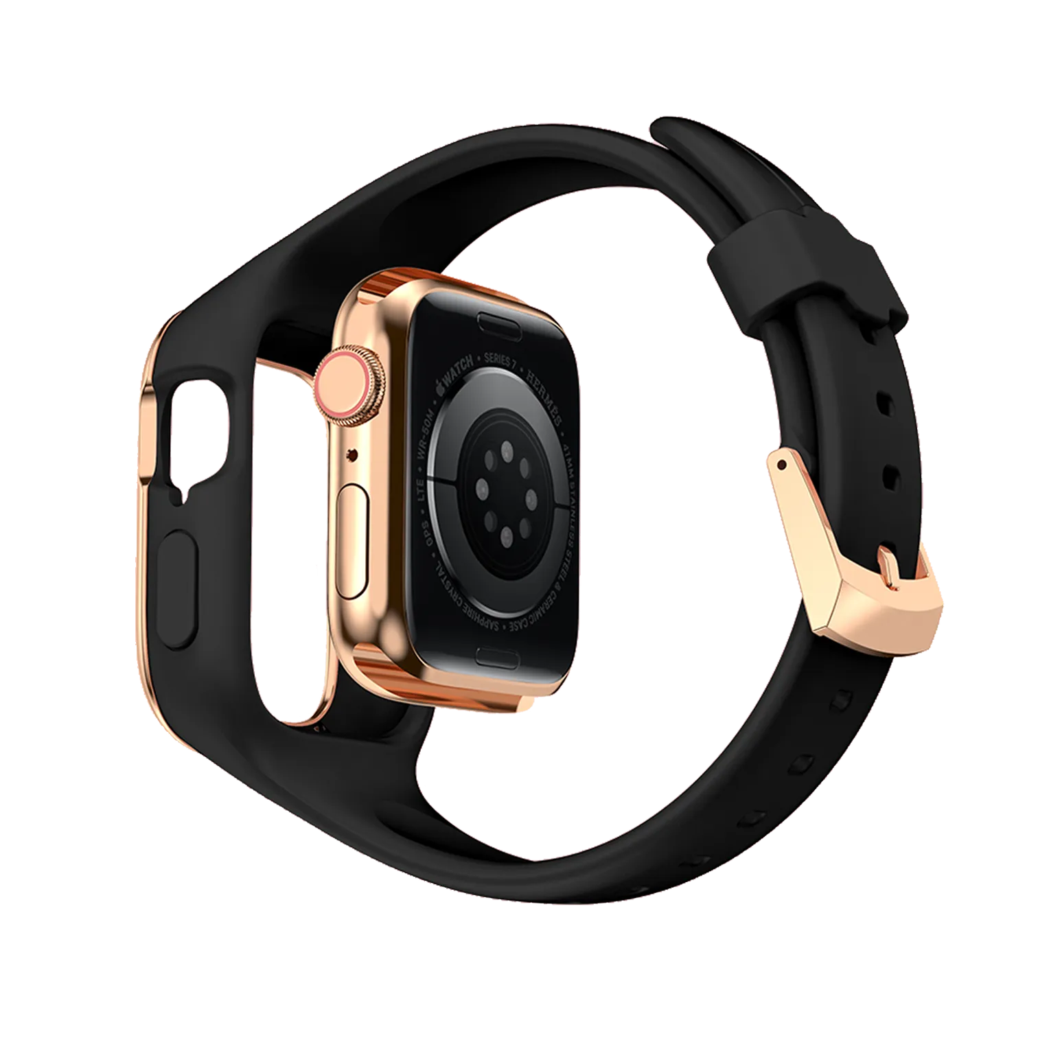 Apple Watch Case - Rio - Black Rose Gold