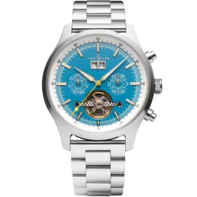 Archetype Blackhawk Automatic Calendar Sky Blue