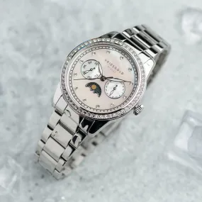 Aries Gold Multifunction Stainless Steel Women's Watch L 5040 S-MP