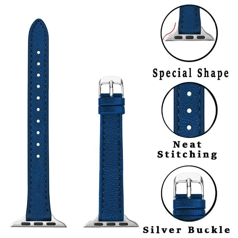 Aurum Slim Genuine Leather Band