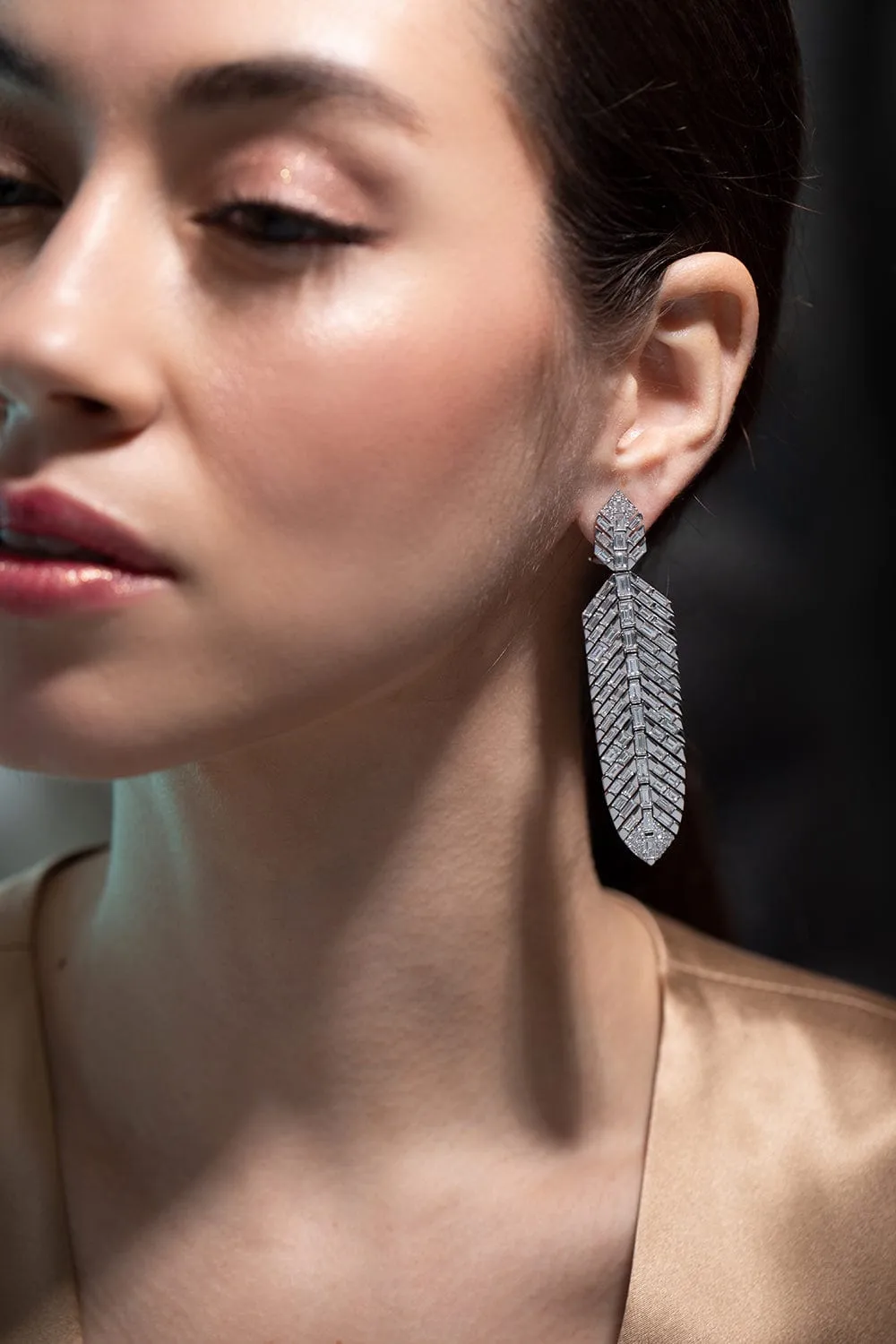 Baguette Diamond Earrings