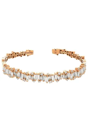 Baguette Diamond Fireworks Bangle