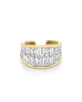 Baguette Diamond Galaxy Ear Cuff