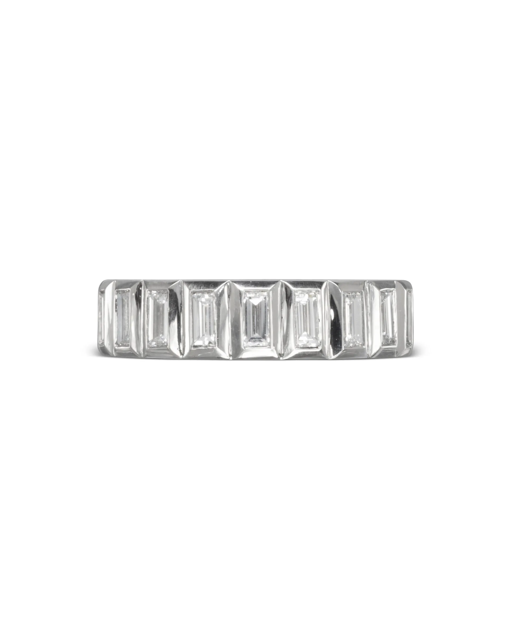 Baguette Diamond Platinum Eternity Ring