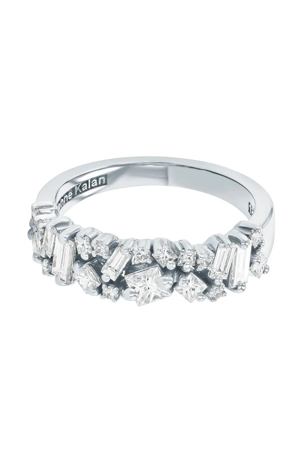 Baguette Princess Cut Half Band